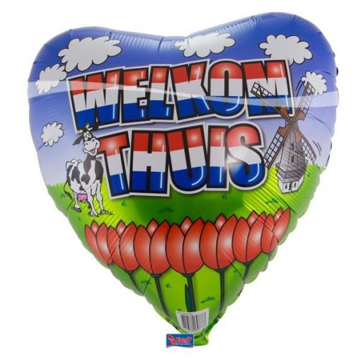 Folie ballon welkom thuis holland
